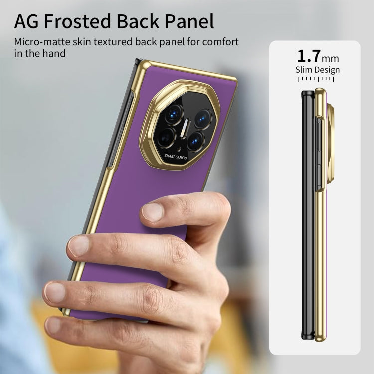 Funda para Teléfono Huawei Mate Xt con Revestimiento al Vacío Esmerilado Ag Integrado (Morado)