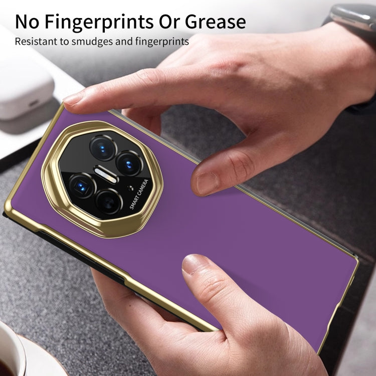 Funda para Teléfono Huawei Mate Xt con Revestimiento al Vacío Esmerilado Ag Integrado (Morado)