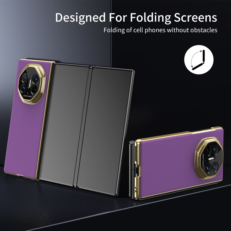 Funda para Teléfono Huawei Mate Xt con Revestimiento al Vacío Esmerilado Ag Integrado (Morado)