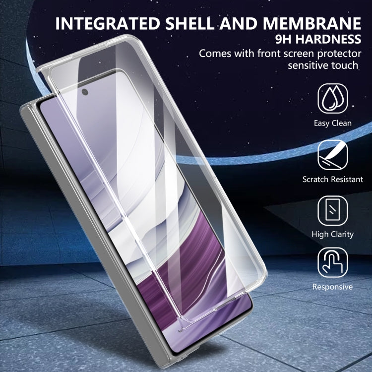 Funda para Teléfono Huawei Mate X5 Lce Folding Series con PC Transparente Integrada Magsafe (Roja)