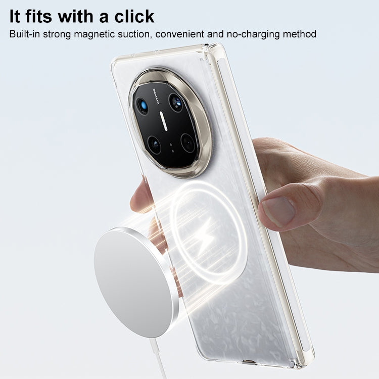 Funda Transparente PC con Cobertura Total Magsafe para Huawei Mate X5/X3 (Blanca)
