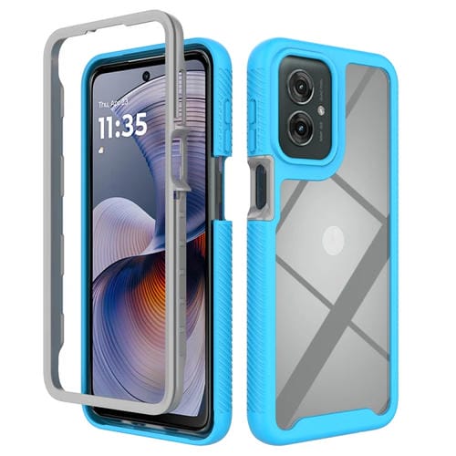 Funda para Teléfono Motorola Moto G55 Starry Sky TPU Transparente a Prueba de Golpes (Azul Cielo)