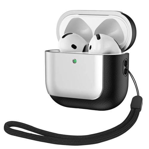 Estuche Protector para Auriculares Inalámbricos ANC AirPods 4 (Plateado)
