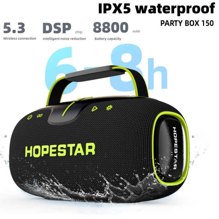 Altavoz Bluetooth Portátil Hopestar Party Box 150 40 W Resistente Agua IPX5 (Negro)