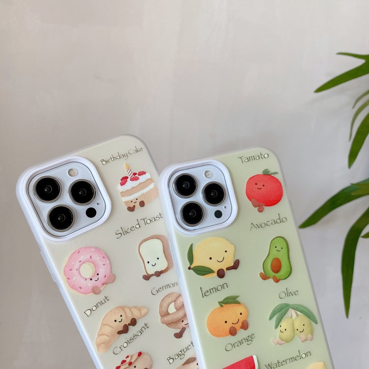 Funda híbrida TPU y PC a prueba de golpes para iPhone 12 (Serie Bread)