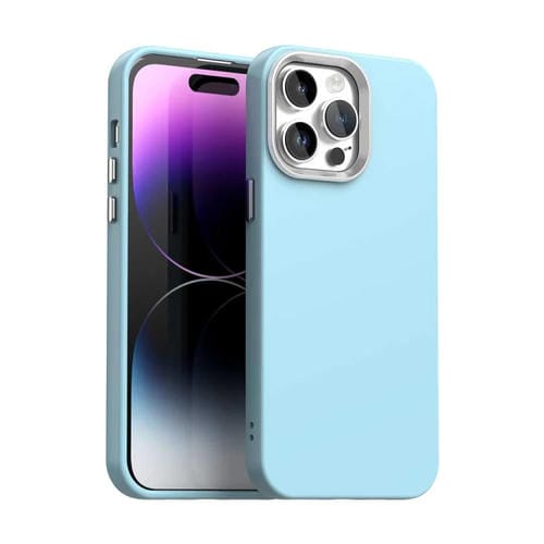Funda para Teléfono iPhone 14 Pro Max a Prueba de Golpes Serie Colorida (Azul)