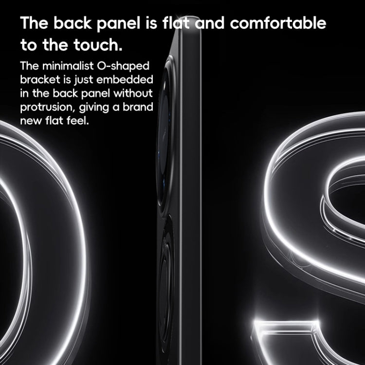 Funda Fibra de Carbono Magsafe Huawei Mate 60 con Soporte Giratorio 360° (Negra y Plateada)