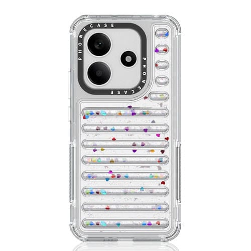 Funda Híbrida de TPU con Purpurina y Airbag para Redmi Note 14 5G (Lentejuelas)