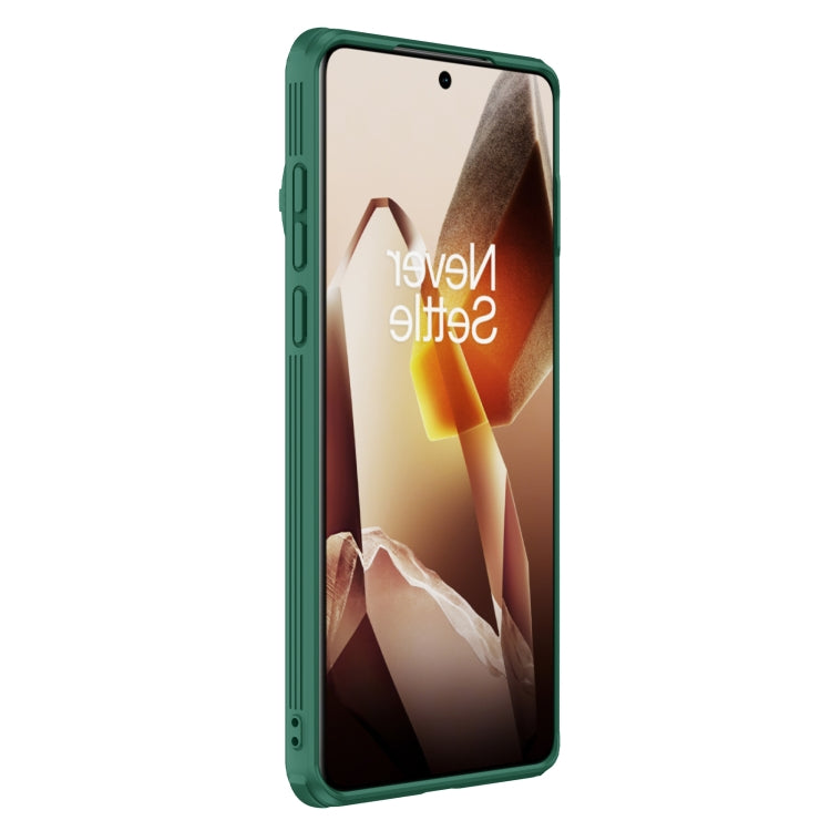 Funda para OnePlus 13 Nillkin Black Mirror Prop Cd Texture Mirror Verde