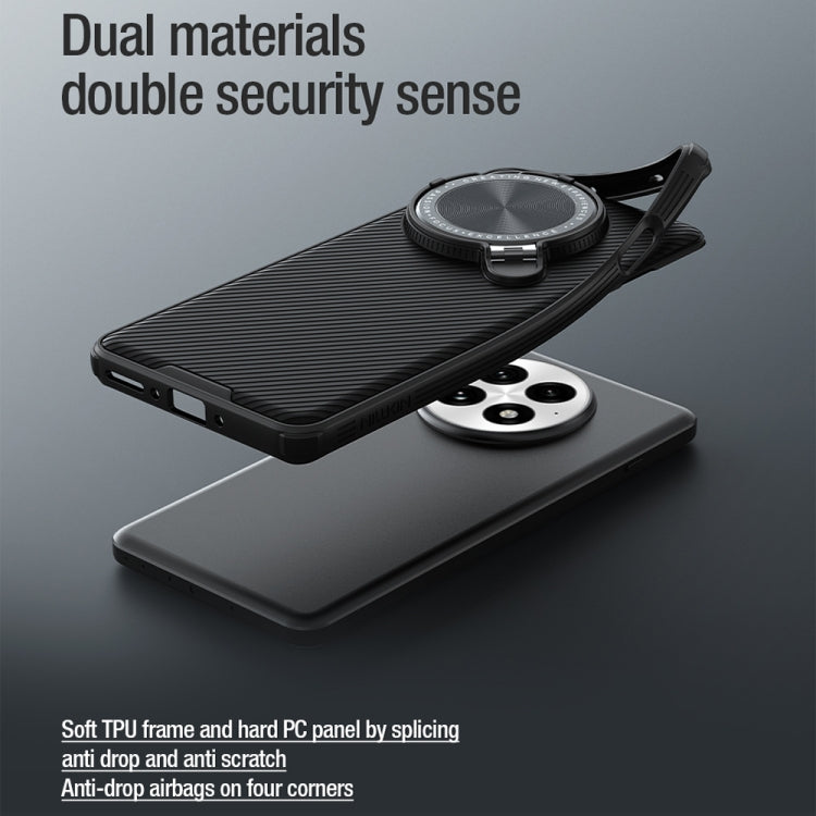 Funda para OnePlus 13 Nillkin Black Mirror Prop Cd Texture Mirror Verde