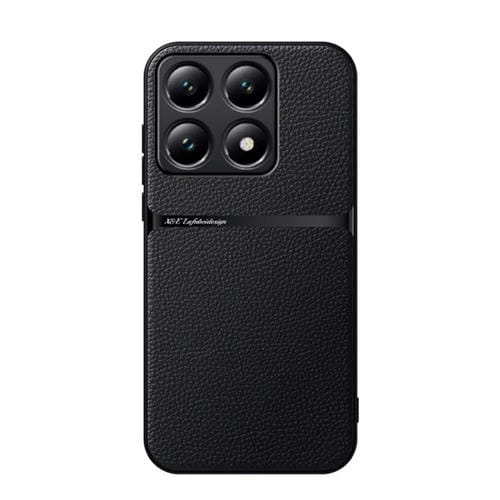Funda Para Teléfono Xiaomi 14T De Piel Sintética Con Tapa Magnética Y Protección Total Contra Golpes (Negro)