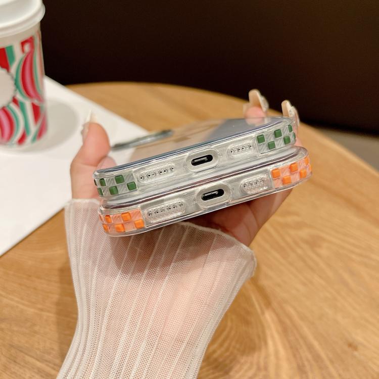Funda Transparente Magsafe para iPhone 16 Plus con Película para Lente (Azul)