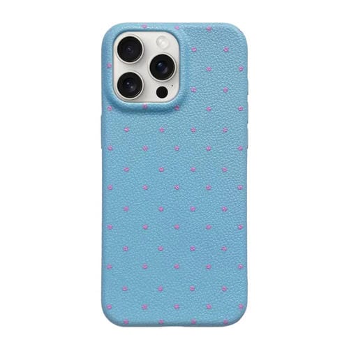 Funda de Silicona con Lunares Dopamine para iPhone 12 Pro Max (Azul)