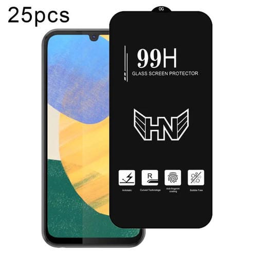 Película de Vidrio Templado Pantalla Completa Samsung Galaxy F34 con Arco Grande Aluminio (25 Unidades)
