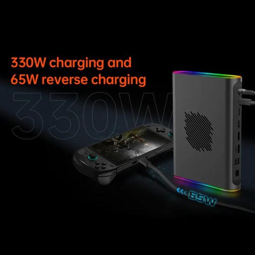 Base de Expansión Portátil One-Netbook Onexgpu2 con AMD Radeon RX 7800M 12 Gb (Enchufe Británico)