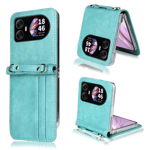 Funda plegable de PU con tarjetero cruzado para BlackView Hero 10 (Verde)