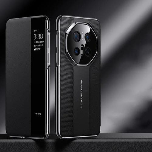 Funda para Teléfono Huawei Mate 70 Pro y 70 Pro+ con Ventana Smart View (Negra)