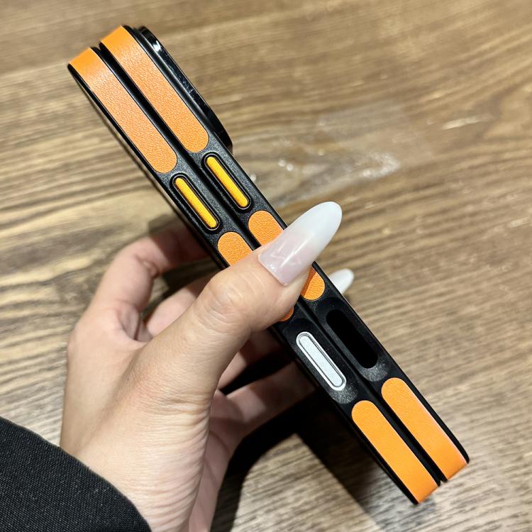 Funda para Teléfono iPhone 15 Pro Textura Madera Imitación Color Contraste (Dorada)