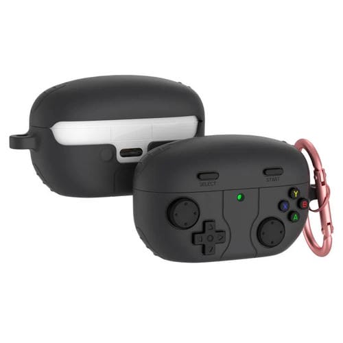 Estuche de Silicona para Auriculares Sony Wf-1000Xm5 Estilo Consola Retro (Gris Oscuro)