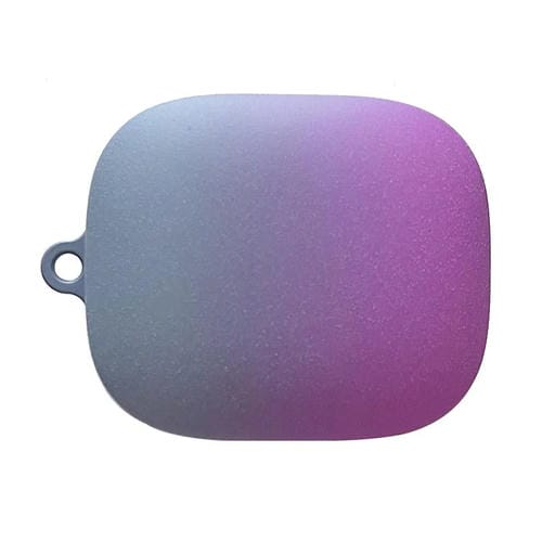 Funda rígida de policarbonato esmerilado con degradado para auriculares Bluetooth Redmi Buds 6 (Gris y Morado)