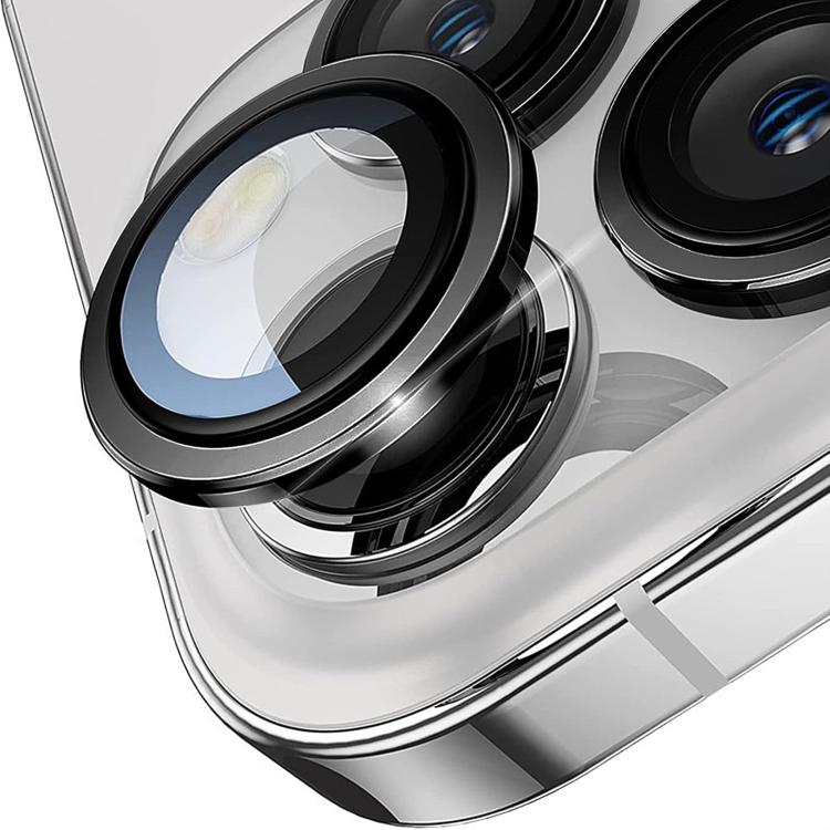 Cubierta de Cámara Trasera iPhone 12 Pro Película de Lente Vidrio Templado 9H (Dorado)