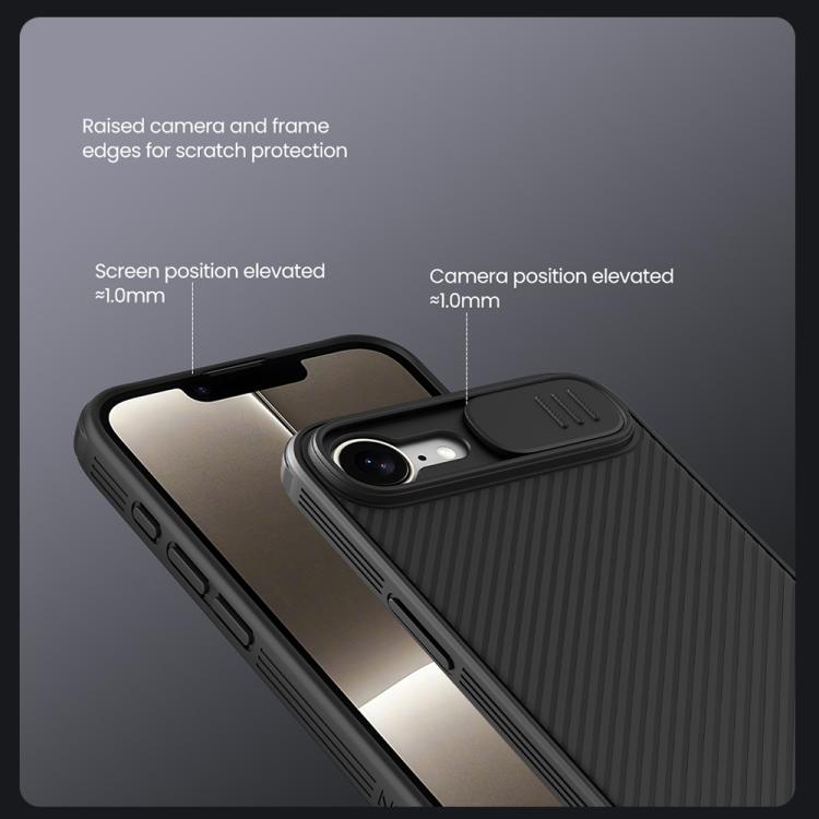 Funda Magnética para PC Nillkin Camshield Pro para iPhone 16E (Negra)