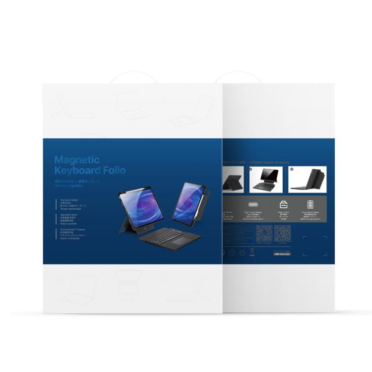 Funda con Teclado Magnético Inalámbrico Bluetooth Dux Ducis DK Series para Samsung Galaxy Tab S10 Ultra (Negro)