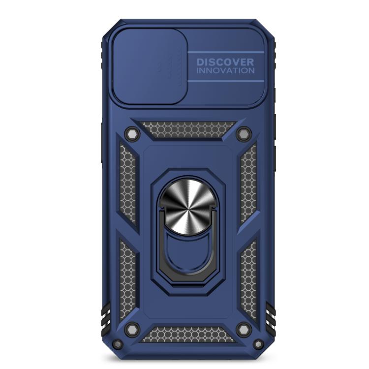 Funda para Teléfono Camshield iPhone 16E Soporte Deslizante (Azul)