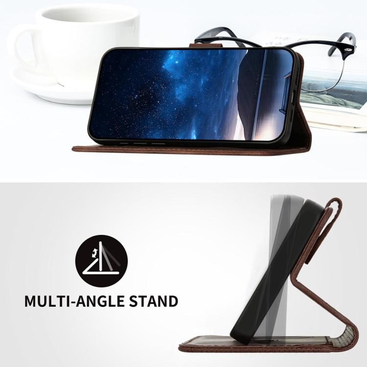 Funda de Cuero Itel S25 con Diseño de Mariposas en Relieve y Cordón (Café)