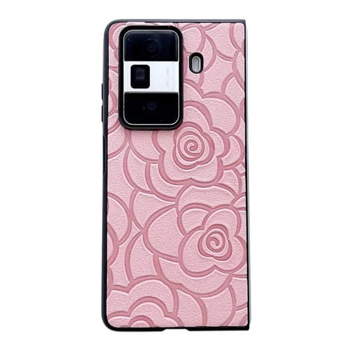 Funda Protectora Honor Magic V2 con Estampado de Camelia Impression (Rosa)