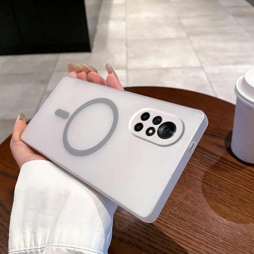 Funda para Teléfono Ice Fog Magsafe para PC Huawei Nova 8 (Gris Titanio)