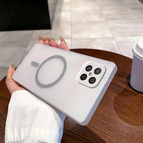 Funda para Teléfono Ice Fog Magsafe con Orificio Fino para Huawei Nova 8 Se (Gris Titanio)