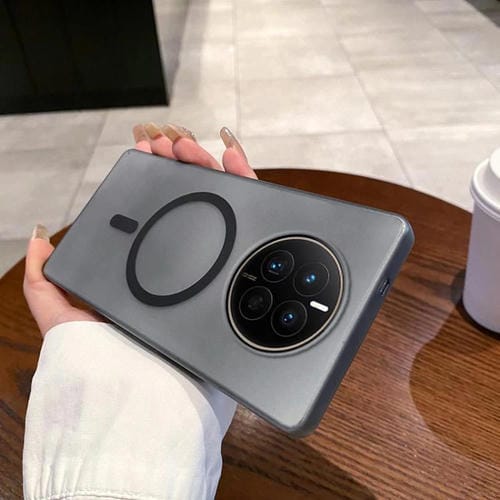 Funda para Teléfono Huawei Mate 50 Ice Fog Magsafe para PC (Transparente Negra)