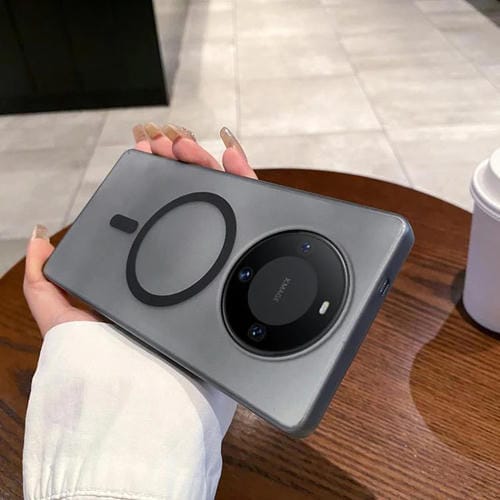 Funda para Huawei Mate 60 Ice Fog Magsafe para PC (Transparente Negra)