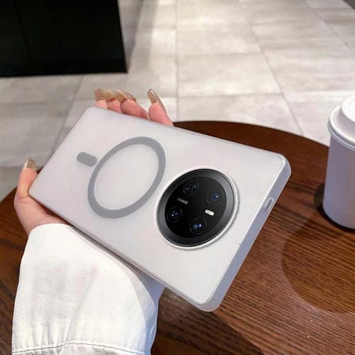 Funda para Teléfono Huawei Mate 70 Ice Fog Magsafe para PC (Gris Titanio)