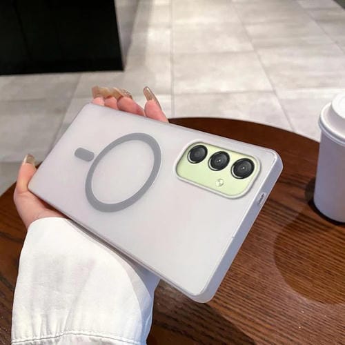 Funda para Teléfono Samsung Galaxy A25 5G Ice Fog Magsafe para PC (Gris Titanio)