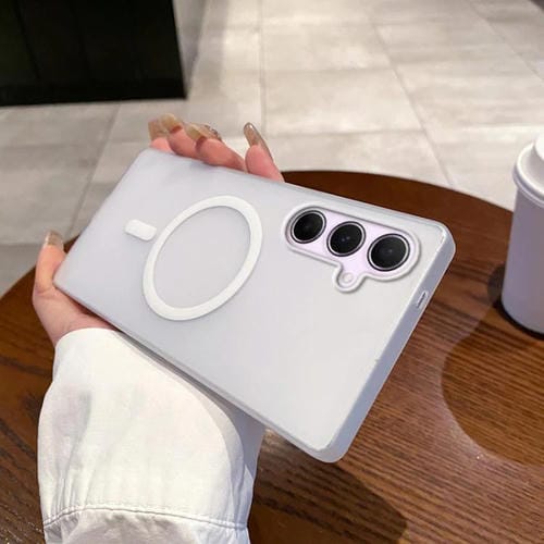 Funda para Teléfono Samsung Galaxy A56 5G Ice Fog Magsafe para PC (Blanca)