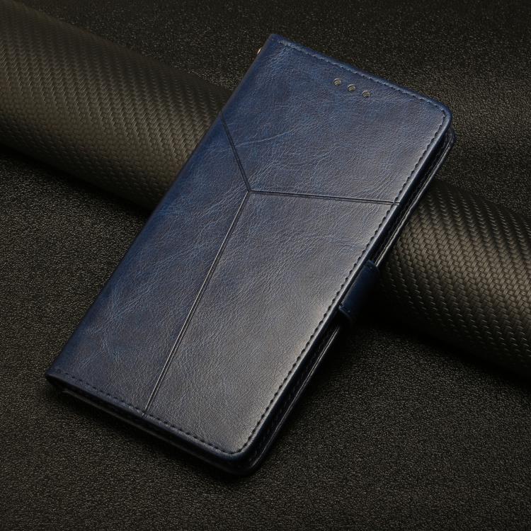 Funda de Cuero con Tapa y Patrón en Forma de Y para Infinix Hot 50 Pro 4G (Azul)