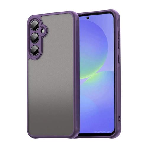 Funda híbrida TPU y PC Fan Dun Series para Samsung Galaxy A36 5G (Morada)