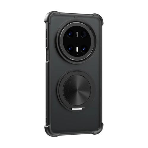 Funda para Huawei Mate 70 Pro con Soporte Giratorio 360° y Textura Cd Magsafe (Negra)