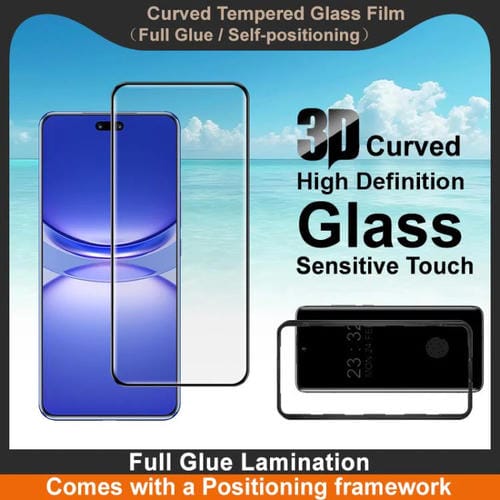 Película de Vidrio Templado Curvo Imak 3D para Huawei Nova 12 Pro con Pegamento Completo