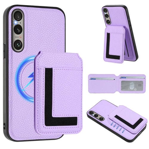 Funda para Sony Xperia 1 Vi Cx01 con Tarjetero Magnético Desmontable Magsafe (Morado Claro)