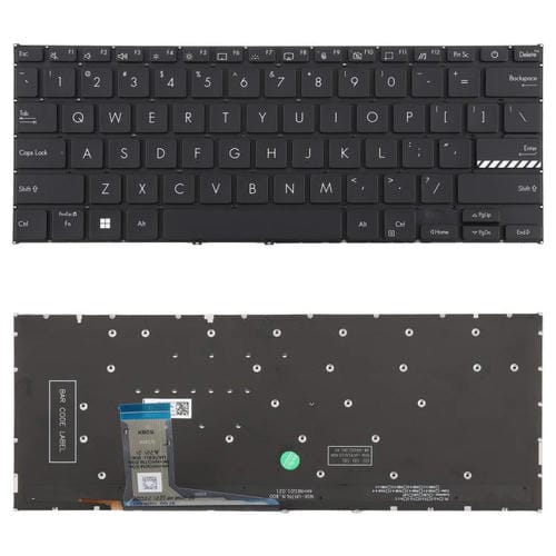 Tastiera Retroilluminata Asus Vivobook 14 Pro X1402 M1402 D1402 F1402 X1403Z X1402Z (Nero) (Versione USA)