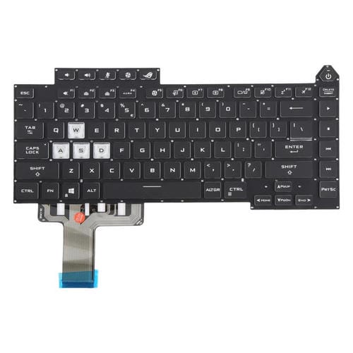 Clavier rétroéclairé Asus Rog Strix G15 G513 G513Q G513Qm G513Qy G533 (Noir) Version USA