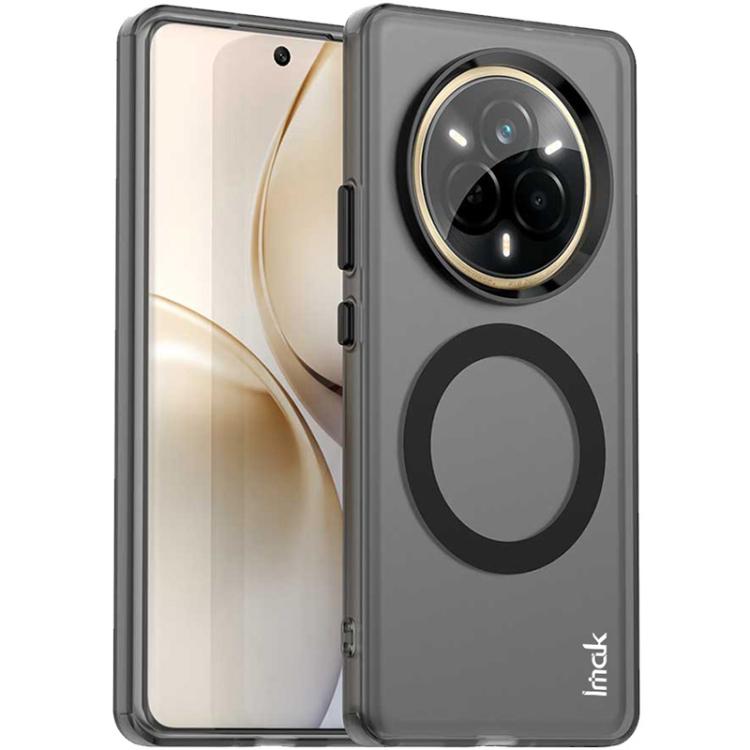 Funda de TPU + Pet Magsafe Imak Chocolate Series para Realme 14 Pro (Negra)