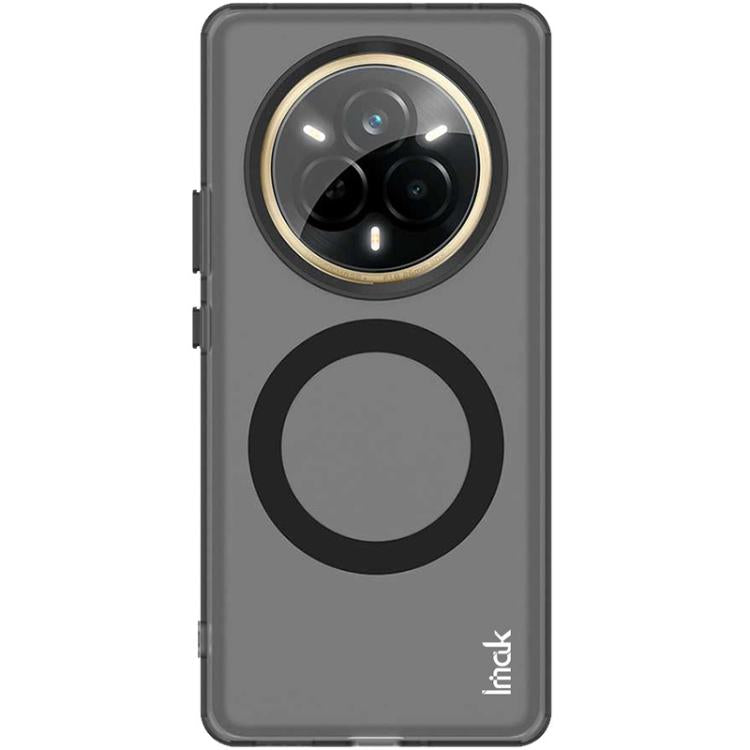 Funda de TPU + Pet Magsafe Imak Chocolate Series para Realme 14 Pro (Negra)