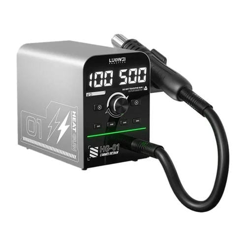 Estación de Desoldadura y Retrabajo BGA Luowei HG-01 con Pistola de Aire Caliente Digital Inteligente 800 W (Enchufe EE.UU)