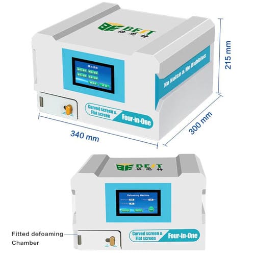Intelligente Best B-528 4 in 1 Laminiermaschine mit 7 Zoll mit integrierter Vakuumpumpe und Antischaumfunktion (Australischer Stecker)
