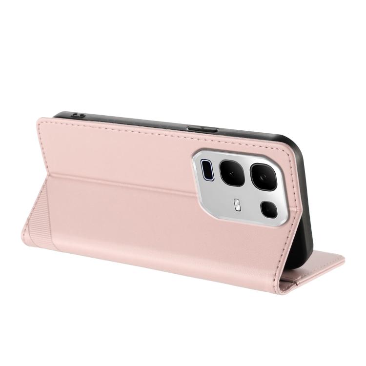 Funda de cuero retro con relieve para Infinix Note 50s 5G (rosa)
