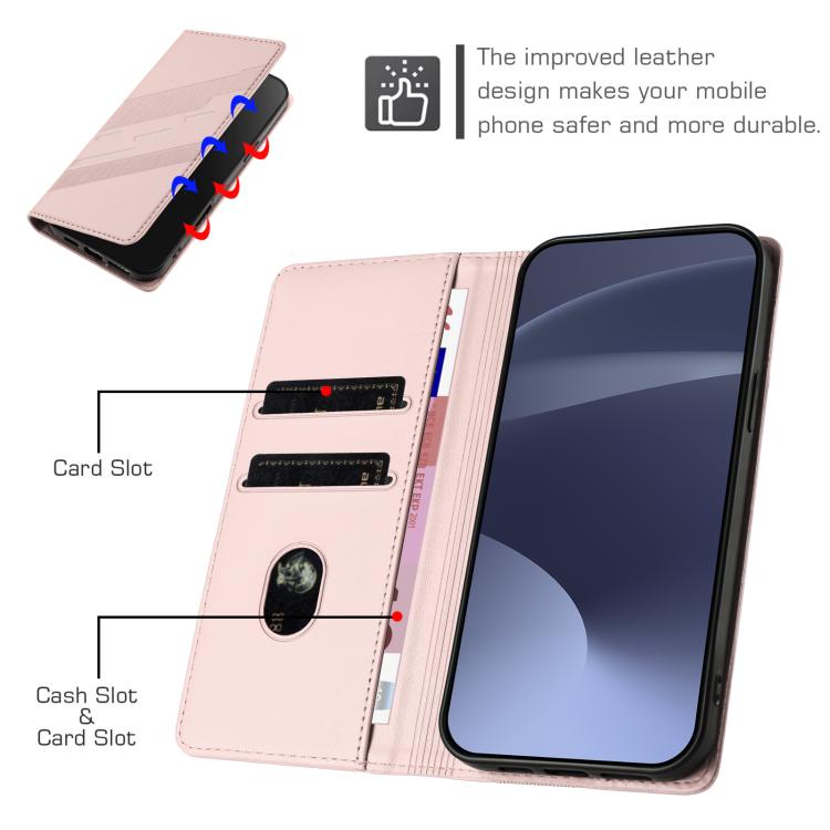 Funda de cuero retro con relieve para Infinix Note 50s 5G (rosa)